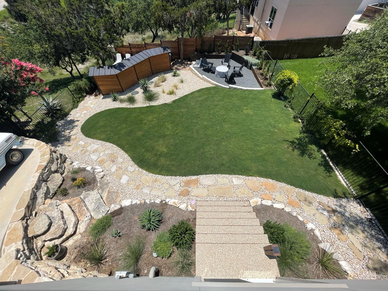 Project 01 after landscape work
